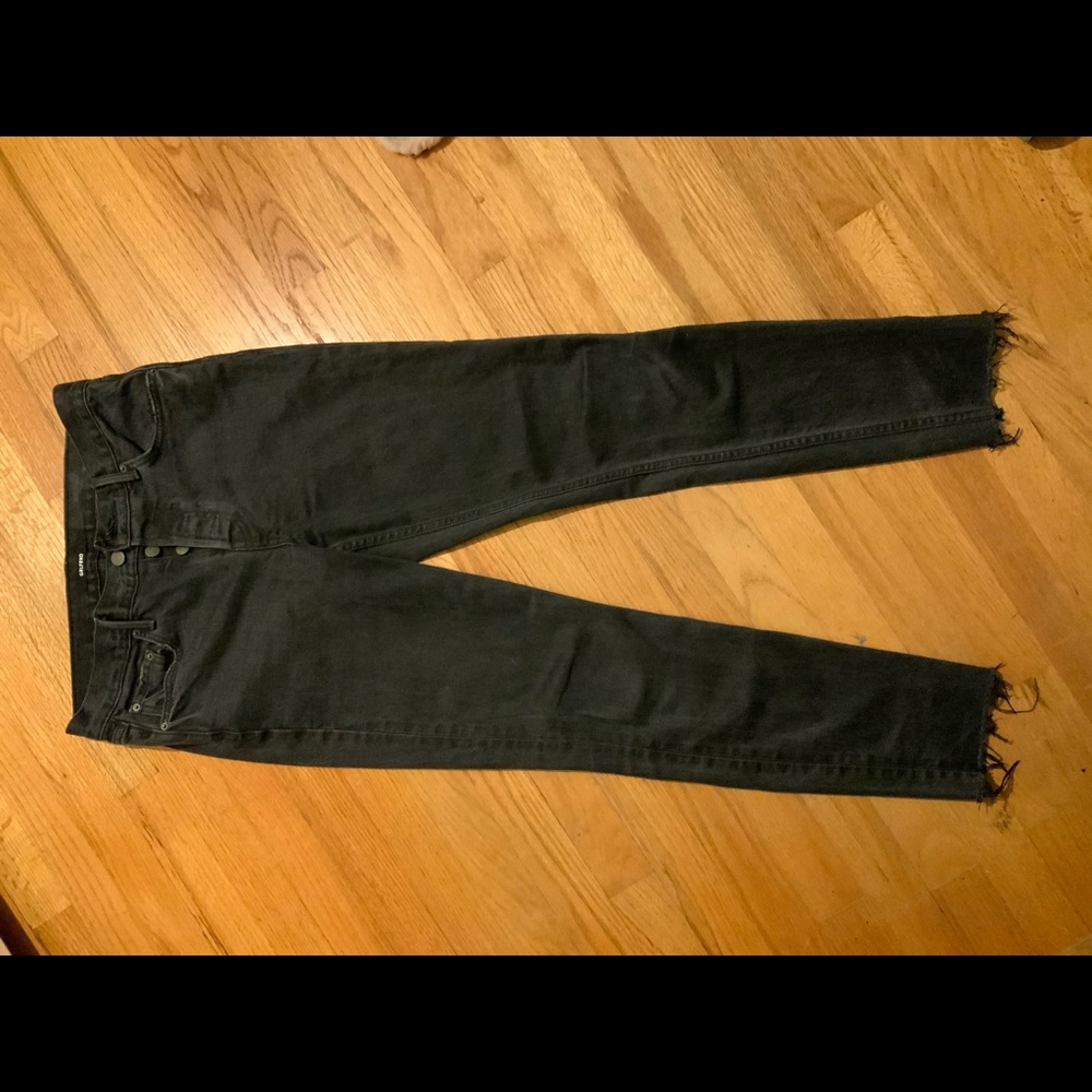 Grey black jeans